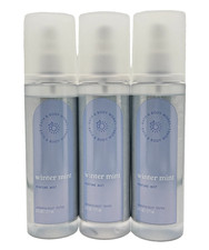 Bath  Body Works Lot of 3 Bottles Winter Mint Perfume Mist Spray 6 oz
