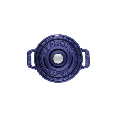 Staub - Mini Kokette Rotunde 10cm Aus Gusseisen Blau Dunkelheit Gusseisen