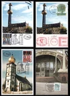 1987-2002 Austria, Germany, Architecture, Stock of FDC Postcards #45