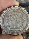 Barrely Living 3 Oz 999 Silver Hand Pour Button Nude Lady Skeleton Man 01/01
