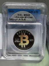 Lealana .01 nickel Design B Tribal RARE lim 140-#176- bit coin Lealana CASASCIUS