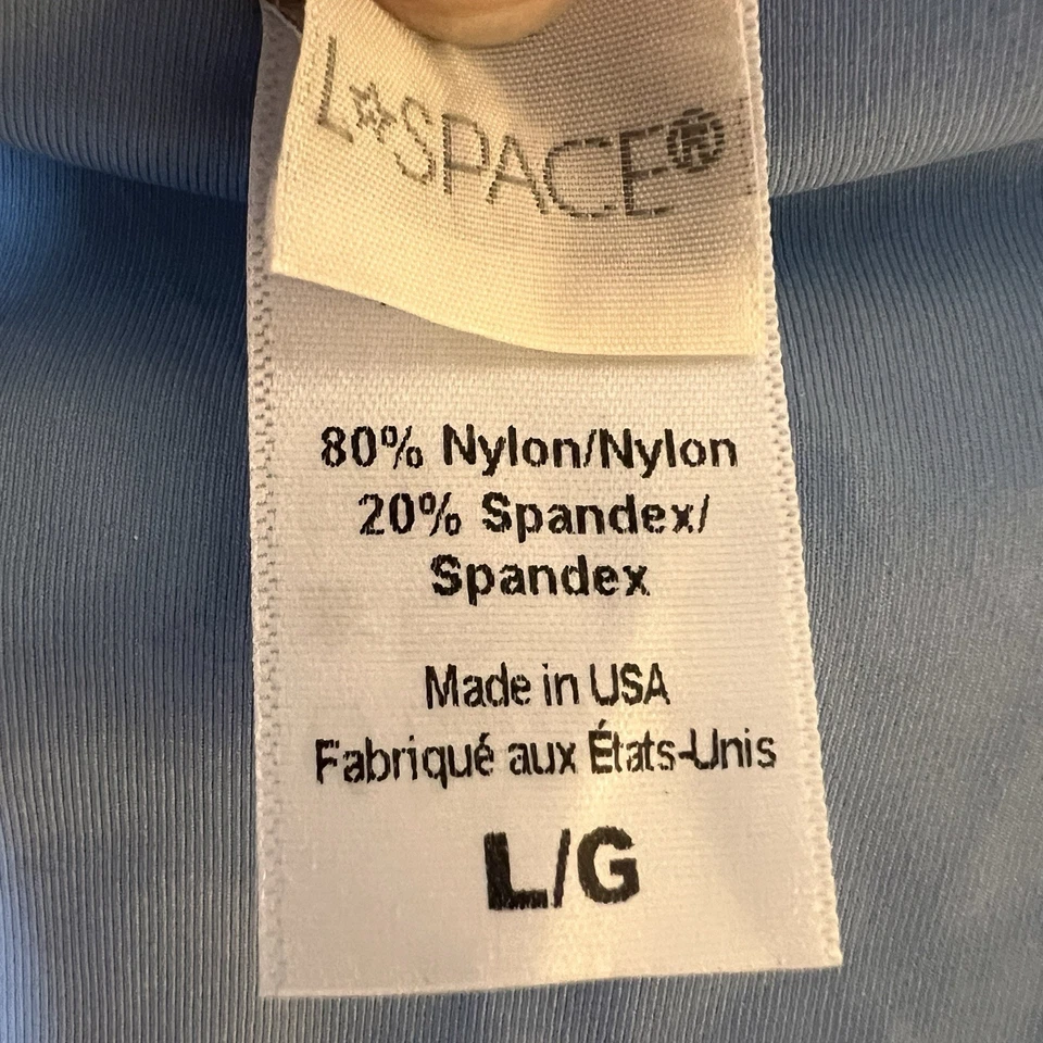 NUEVO CON ETIQUETAS L*Space Breakers Parte Inferior de Bikini Rosa/Azul Reversible Talla Grande Hecho en EE. UU. Foto 3 de 4
