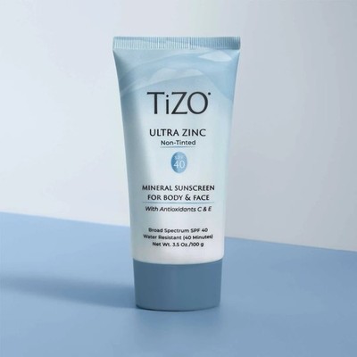 TIZO Ultra Zinc Body & Face SPF40 Mineral Sunscreen - Non-Tinted