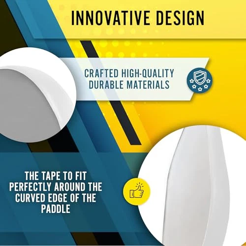Pickleball Paddle Protection Tape - Paddle Head Edge Guard - Racket Edge