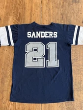 Vintage 🏈Dallas Cowboys Logo 7 Deion Sanders Youth XL Shirt Prime Time
