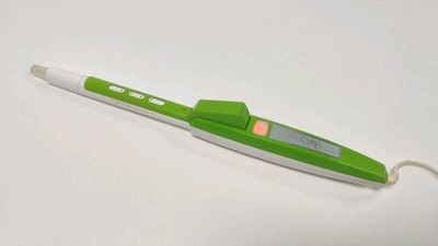 Vintage Clairol Crazy Curl Steam Curling Iron Model 200 Green Denmark 1970s