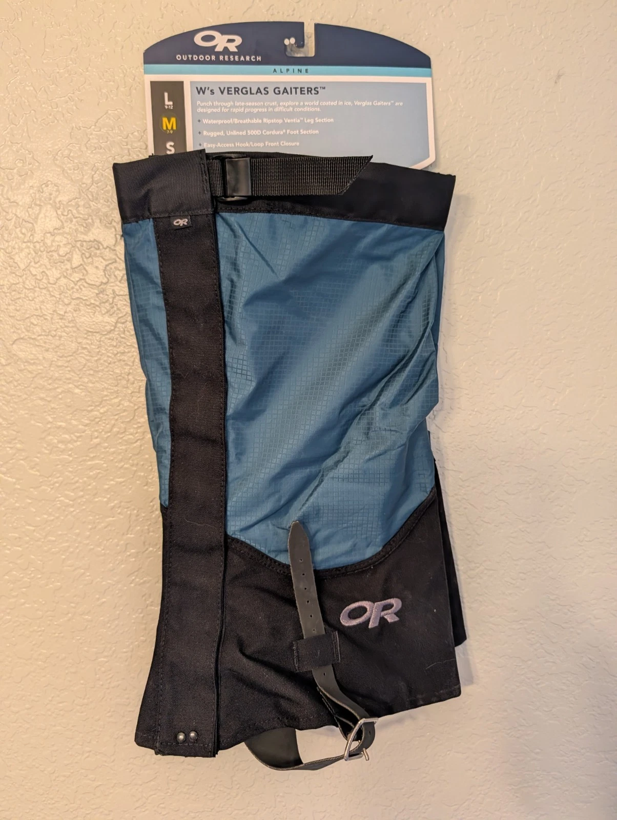 Outdoor Research (OR) Gaiters Hiking Verglas Women's Size M Teal - New With Tags
Opens in a new wind