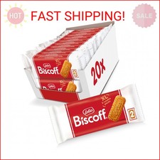 Lotus Biscoff Cookies, Caramelized Biscuit Cookie Snack, Dispenser Box (20 sleev