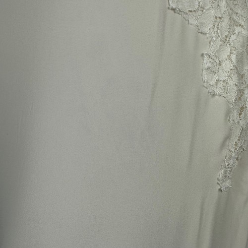 YUMI KIM Cream White Lace Spaghetti Strap Dress Women's Medium FLAWED - Picture 6 of 10