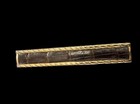 Gold Tone Leather Money Clip Z2 Tie Bar Vintage Mid Century Swank Designer