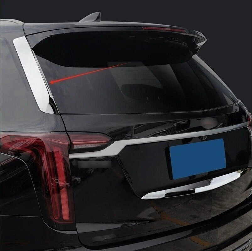 >2 ШТ хромированная отделка заднего стекла из нержавеющей стали для Cadillac XT6 2020-2021 - Изображение 2 из 4