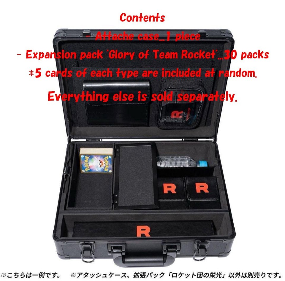 Tcg Rocketbox Pokemon Center Team Rocket Card Booster Box Team Rocket’s Glory Attache ...