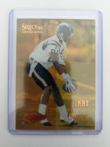 🏆 1995 Select Certified Mirror Gold JIMMY OLIVER #110 SAN DIEGO CHARGERS