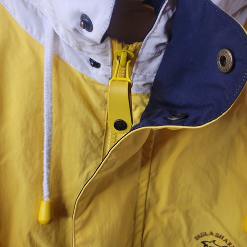 Paul & Shark Yachting Men - Large Yellow Boating Nylon Full Zip Outdoor Jacket - Picture 10 of 14