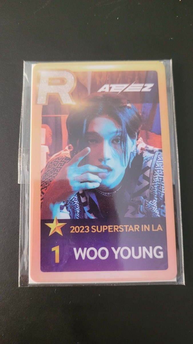 ATEEZ ソンファ　ソウルコン　PCV トレカ　superstar ATEEZ 2023 SUPERSTAR in LA - KCon LA Exclusive - ATEEZ Single