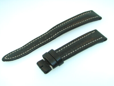 Breitling Band 901X 16mm Kalb schwarz black Calf Strap für Dornschliesse 16-26