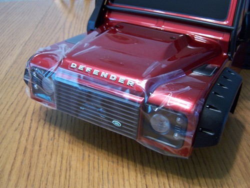 Fit Traxxas TRX-4 1/10 Crawler Land Rover Defender RED Body Exo Cage & Roof Rack - Picture 9 of 9