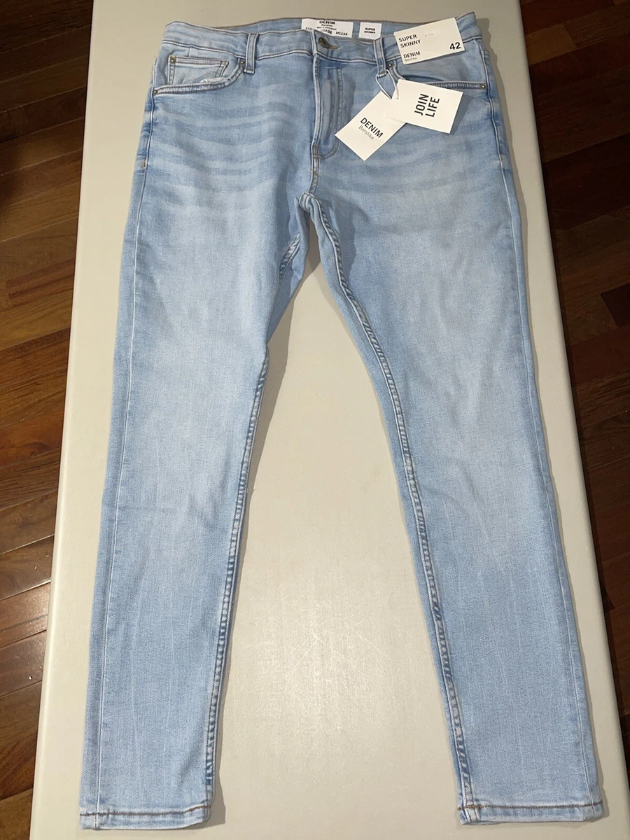 SKINNY FIT JEANS - LIGHT BLUE WASH