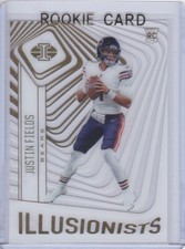 JUSTIN FIELDS ROOKIE CARD Chicago Bears Football 2021 Panini ILLUSIONISTS RC