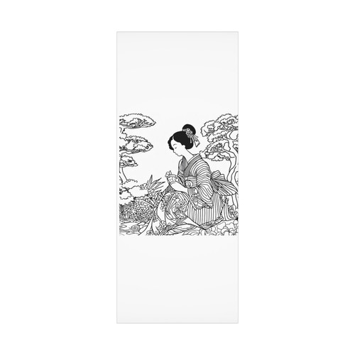 How Does My Garden Grow Ukiyo-e Style Gift Wrapping Paper - Picture 20 of 30