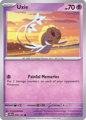 Pokemon Uxie 078/191 Regular Common Surging Sparks Psychic NM MLC | eBay