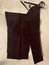 CHAPS JT International ENGLISH Schooling Black Ladies sz S Suede Leather NEW 