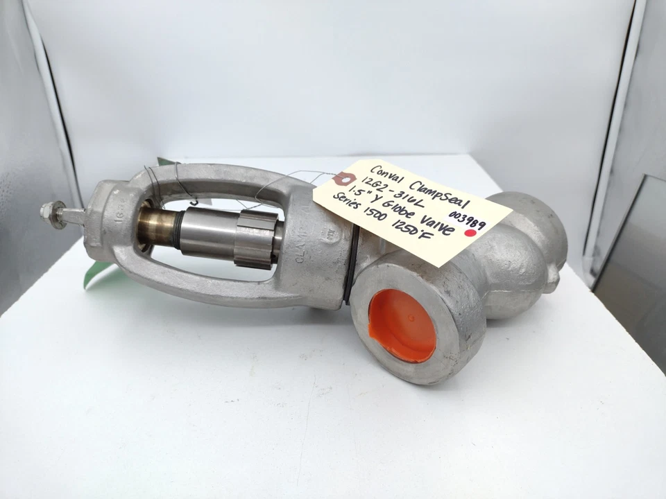 * Conval ClampSeal 1.5-12G2-316L 1.5" Y Globe Valve Series 1500 1250F Foto 4 de 4