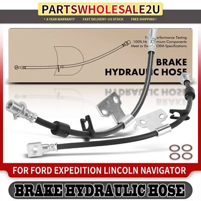 Front Left Brake Hose For Ford Lincoln F150 Expedition F250 Navigator