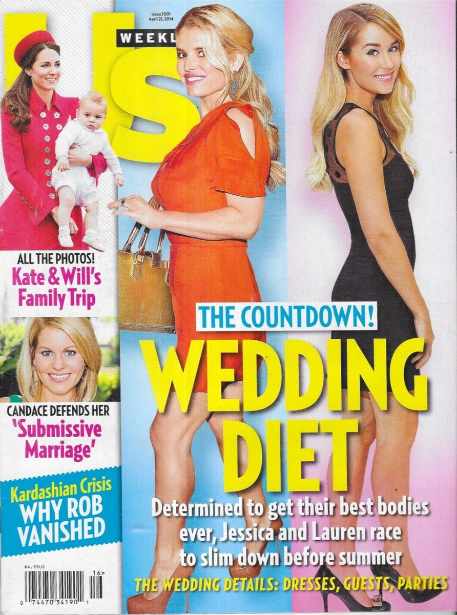 Us Weekly Magazine Jessica Simpson Lauren Conrad Kate Middleton Cameron  Bure | eBay