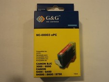 G&G Ink Cartridge Cyan Canon BJC-3000/6000 S400/S450/S4500/S600/S750 NC-00003ePC