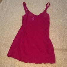 b tempt'd red small lingerie top slip