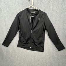 Under Armour Jacket Youth Girls Large Black