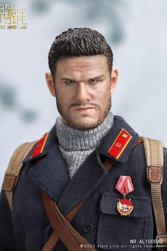 Alert Line 1/6 Maßstab 12" Zweiter Weltkrieg sowjetische Berginfanterie Offizier Figur AL100042 - Bild 4 von 5