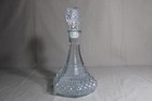 1 Vintage ANCHOR HOCKING Clear Glass Wexford 11 1/2" Tall Decanter