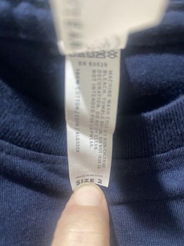 Camisa de manga larga para niño pequeño 2T Navidad azul marino Nueva sin etiquetas - Imagen 6 de 6