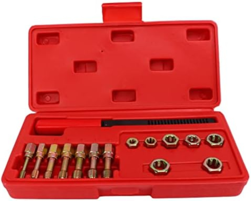 15pcs Set di cacciafili Set di strumenti per la refilatura con maniglie complete