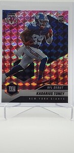 2021 Panini Mosaic - NFL Debut Mosaic Camo Pink Prizm #251 Kadarius Toney (RC)