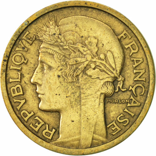 [#421037] Coin, France, Morlon, Franc, 1935, Paris, AU, Aluminum-Bronze, KM:885 - Picture 1 of 2