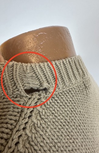 Maglione vintage anni 90 LORD & TAYLOR Argyle L beige tono gioiello golf nonno DIFETTI - Foto 8 di 19