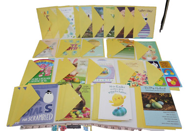 EASTER Greeting Card Lot of 41 New Unused Cards WITH Envelopes Hallmark Holiday1