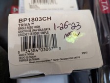   Moen BP1803CH Triva Single Robe Hook, Chrome