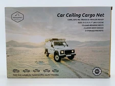 PEEORNT RV Storage Net, 31.5" x 21.7" Car Ceiling Cargo Net for RV SUV Storage