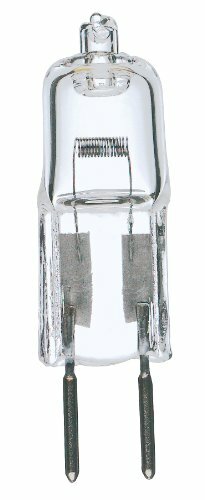 Satco S3468 1/Card 12V 20-Watt T3 G4 Base Light Bulb, Clear