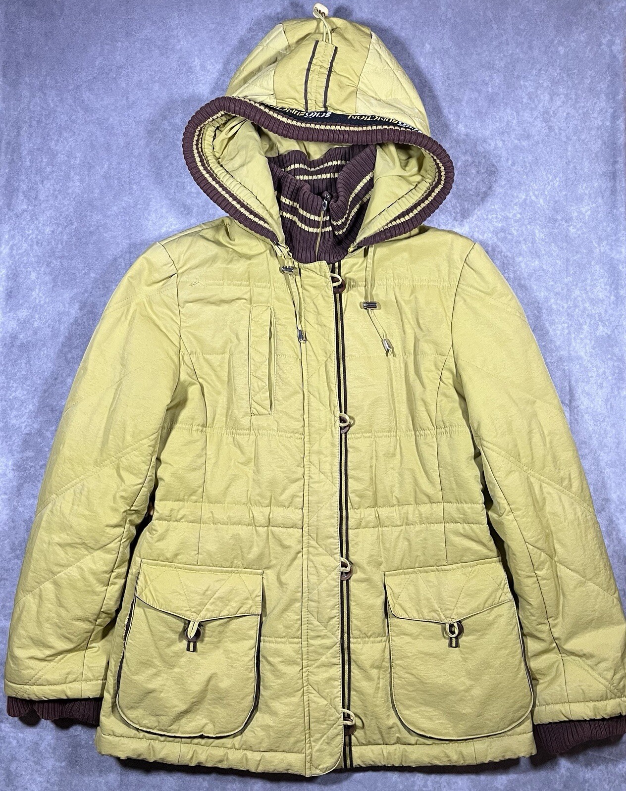 Ecko Function Coat Womens Medium Hooded Parka Jac… - image 1