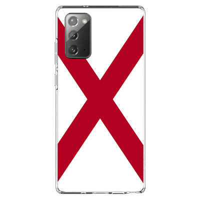 Clear Case for Galaxy Note Alabama State Flag