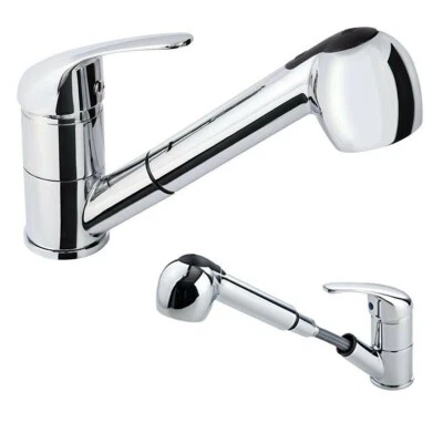 Rubinetto Miscelatore Monocomando Cucina Lavello Lavabo Con Doccetta Estraibile