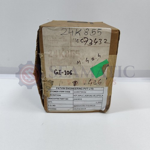GRACO 24K855 KIT, RPLC, AIRVALVE, STD, ALUM, LG, GI#106 - Bild 2 von 5