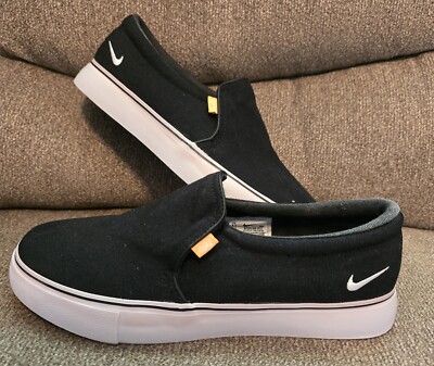 Nike Court Royale AC: Woman’s Slip-On Shoes Black, Size