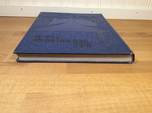 U.S.S. Ticonderoga CVA-14, East to West 57' Cruise Yearbook, Hardcover 1957 - Picture 6 of 12