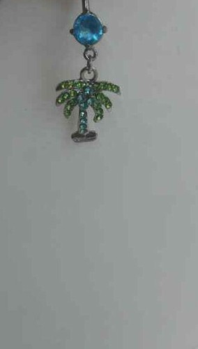 Bicchiere pendente pietra bizzarro blu bidone pancia bottone 17 stili spedizioniere statunitense - Foto 29 di 31